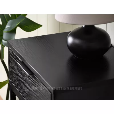 Keskeny konzolasztal NIRAI - fekete