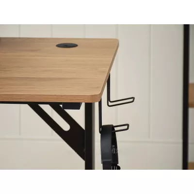 HARO 115-ös íróasztal - tölgy / fekete