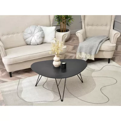 ALIRIO design dohányzóasztal - fekete