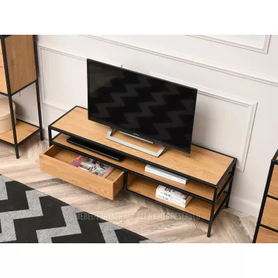 TV állvány MAIRA - tölgy / fekete