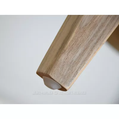 DAHL designer fotel - világos bézs / tölgy