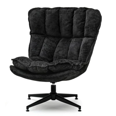 Designer fotel HEVERT - fekete