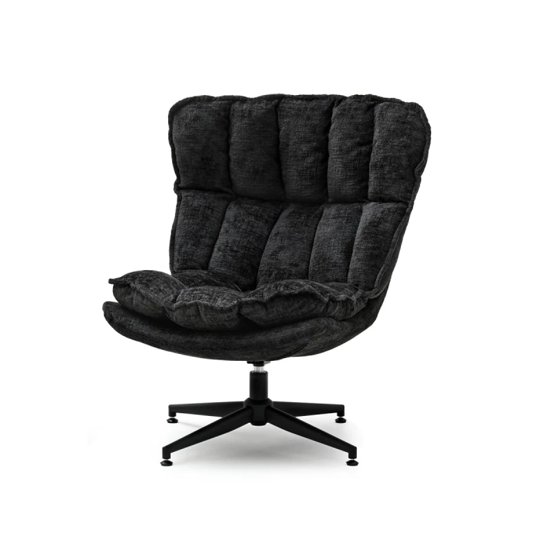 Designer fotel HEVERT - fekete