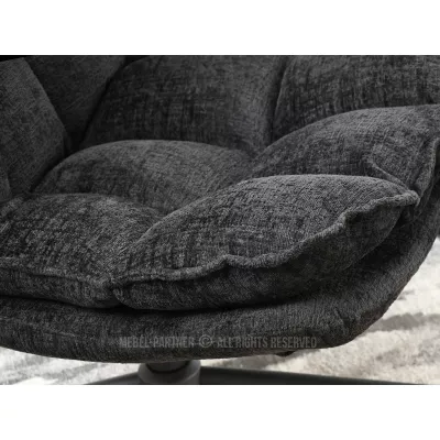 Designer fotel HEVERT - fekete