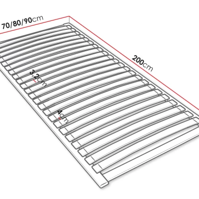 Rácsos rostély 90x200 FENFANG