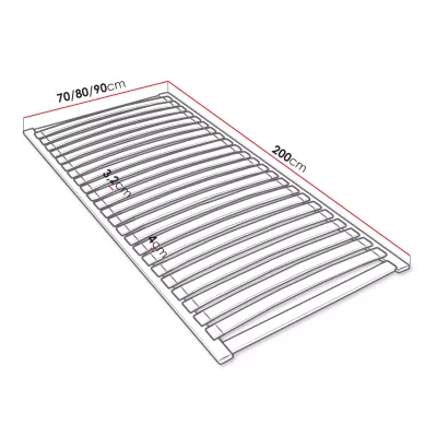 Rácsos rostély 90x200 FENFANG