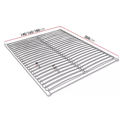 Rácsos rostély 160x200 FENFANG