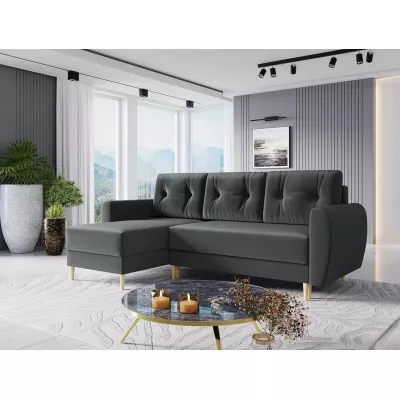 CAMARILO sarokkanapéágy - szürke