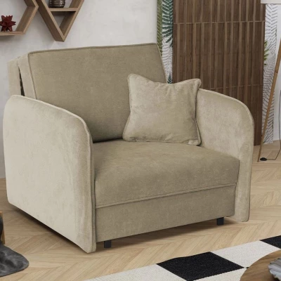 BELA LOFT 1 kanapéágy - sötét bézs