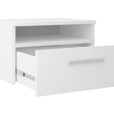 Hálószoba szett ággyal 160x200 HEROSA - alpesi fehér