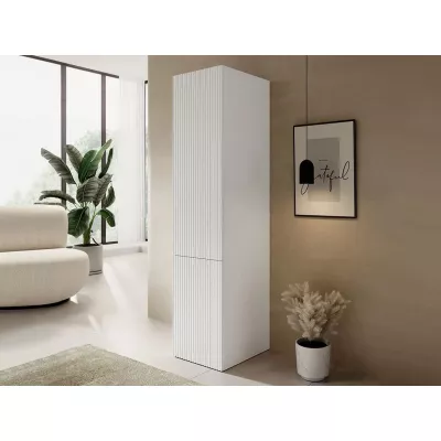 Keskeny gardrób 45 cm CRATO - fehér