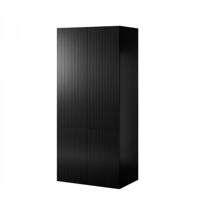 Keskeny gardrób 90 cm CRATO - fekete