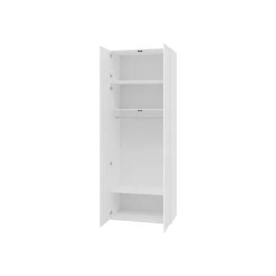 Keskeny gardróbszekrény 90 cm hosszabbítóval CRATO - fehér