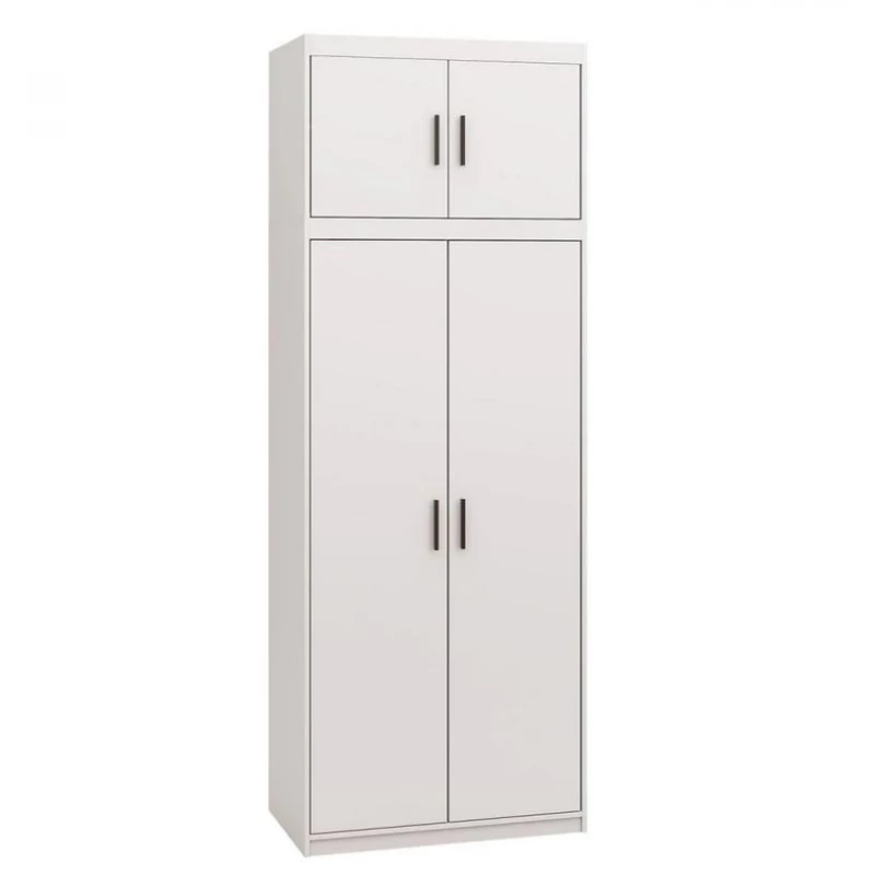 Keskeny gardrób 90 cm bővíthető ARCATA - fehér