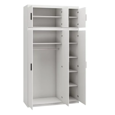 Tükrös gardróbszekrény 133 cm bővíthető ARCATA - sonoma tölgy