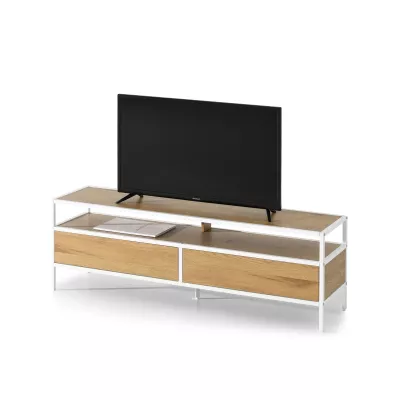 TV állvány MAIRA - tölgy / fehér