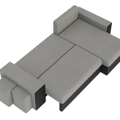 TIMRA kanapégarnitúra székekkel - fekete 2