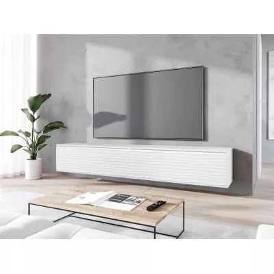 TV-állvány 180 cm WILLA D - fehér 2
