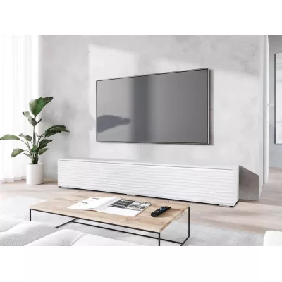 TV-állvány 180 cm WILLA D - fehér 2