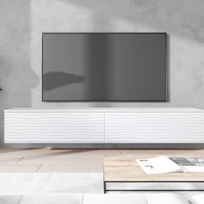 TV-állvány 180 cm WILLA D - fehér 2