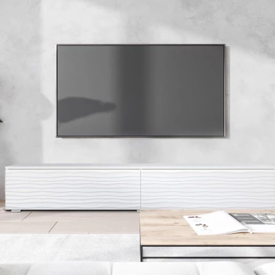 TV-állvány 180 cm WILLA D - fehér 2