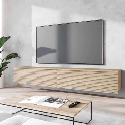 TV szekrény LED világítással 180 cm WILLA D - gaja tölgy