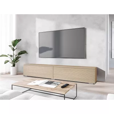 TV szekrény LED világítással 180 cm WILLA D - gaja tölgy