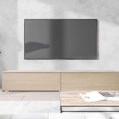 TV szekrény LED világítással 180 cm WILLA D - gaja tölgy