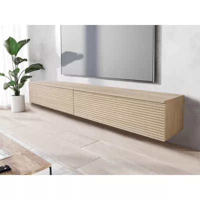 TV szekrény LED világítással 180 cm WILLA D - gaja tölgy