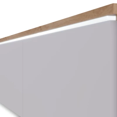 TV szekrény LED világítással 180 cm WILLA D - gaja tölgy