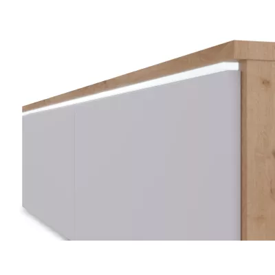 TV szekrény LED világítással 180 cm WILLA D - gaja tölgy