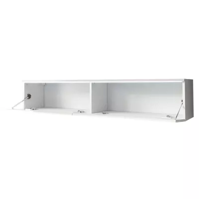 TV állvány LED világítással 140 cm WILLA D - fekete grafit 1