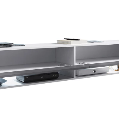 TV állvány LED RGB világítással 180 cm WILLA A - fekete grafit 2