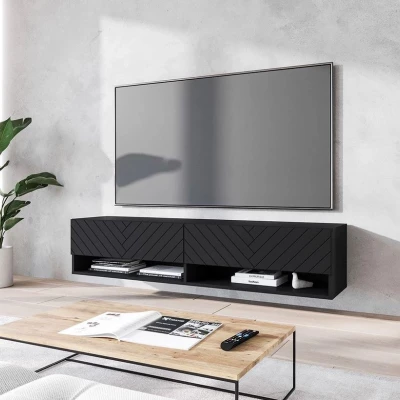TV állvány 140 cm WILLA A - fekete grafit