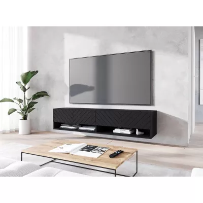 TV állvány 140 cm WILLA A - fekete grafit