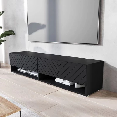 TV állvány 140 cm WILLA A - fekete grafit
