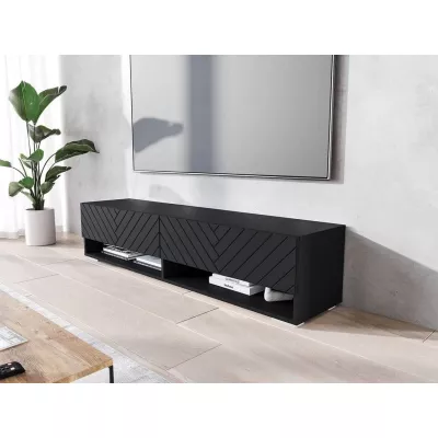 TV állvány 140 cm WILLA A - fekete grafit