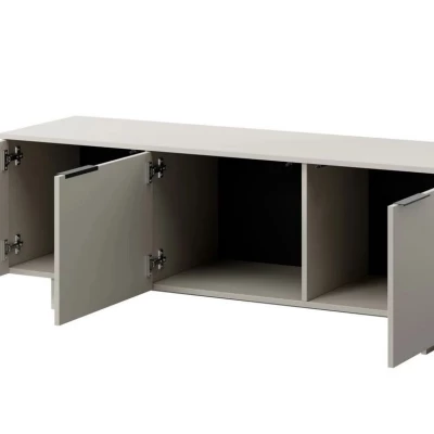 TV állvány szekrényekkel 150 cm DEASY - homokbézs