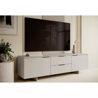 TV állvány fiókokkal 180 cm DEASY - homokbézs