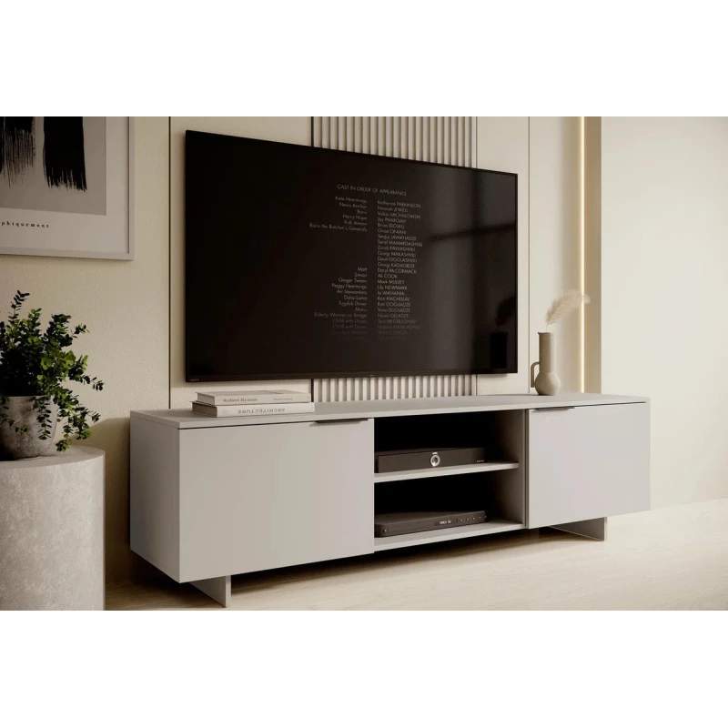 TV állvány polcokkal 180 cm DEASY - homokbézs
