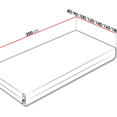 Zsákrugós matrac 90x200 GORTON