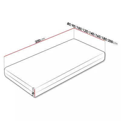 Zsákrugós matrac 90x200 GORTON