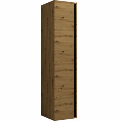 Előszobaszekrény 40 cm SELAND - artisan tölgy / fekete