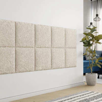 Kárpitozott falpanel 42x42 PAG - világos bézs