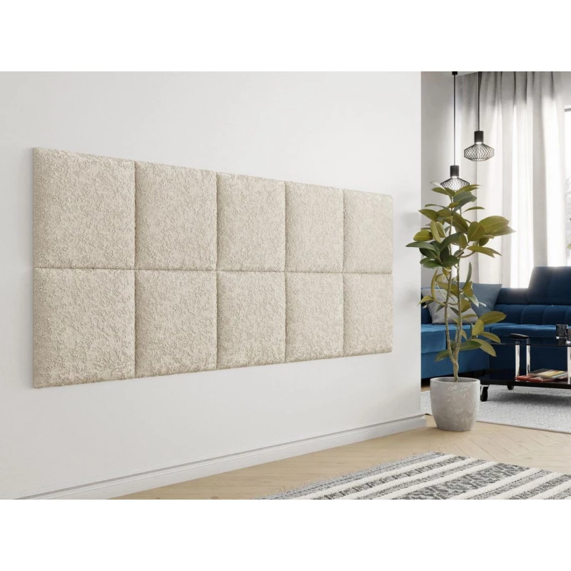 Kárpitozott falpanel 42x42 PAG - világos bézs