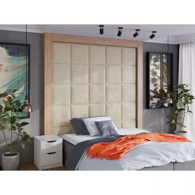 Kárpitozott falpanel 42x42 PAG - világos bézs