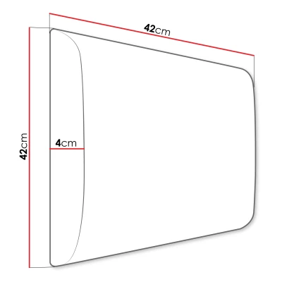 Kárpitozott falpanel 42x42 PAG - világos bézs