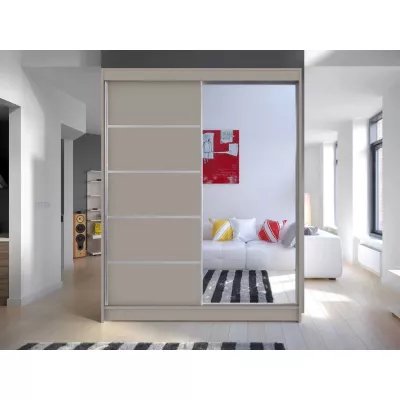 Tükrös gardrób 150 cm PIRITU 3 - kasmír
