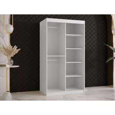 Kombinált szekrény 100 cm LUNIVE 1 - fekete