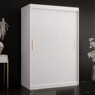 120 cm-es LONZO 1 gardróbszekrény - fehér